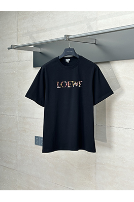 ロエベ 新しい虹の文字刺繍半袖Tシャツ