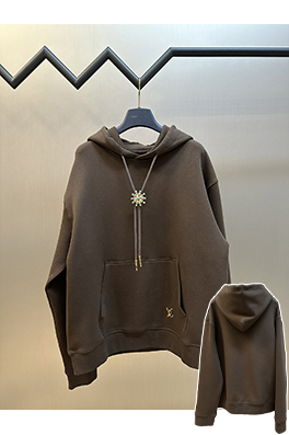 ルイヴィトンコピー Lv ひまわりブロンズ限定パーカー