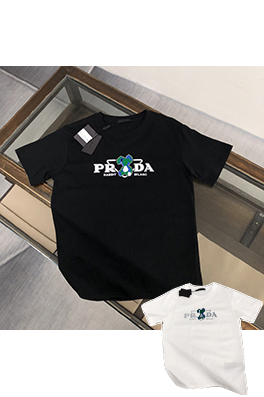 プラダスーパーコピー 新しいカウンターシリーズ純綿ファッション半袖Tシャツ