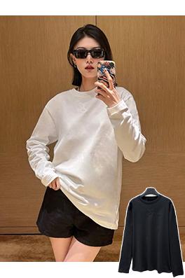 ルイヴィトン ダークエンボス長袖シャツ