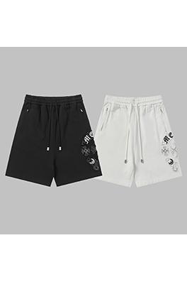 クロムハーツ 刺繍されたクロップドパンツ