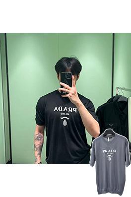 プラダ ジャカードウール半袖Tシャツ