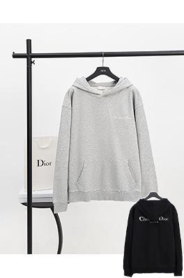 ディオールコピークラシックロゴロゴウォッシュフード付きパーカー