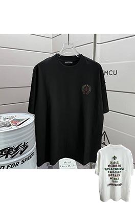 クロムハーツ ファッションクルーネック半袖Tシャツ