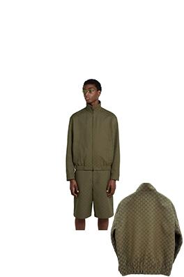 グッチ Gucci ジャカードキャンバスジャケット