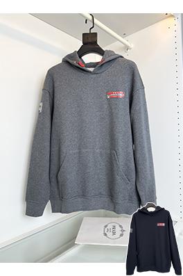 プラダ クラシックなワイドプルオーバーパーカー