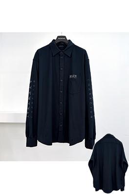 バレンシアガ アルファベットプリント長袖シャツ