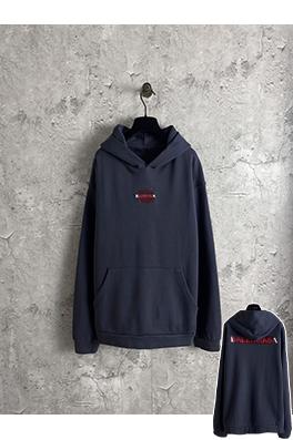 バレンシアガ 前後刺繍の新しいテープフード付きパーカー