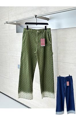 グッチスーパーコピー ダークストライプのダブルGジャカードグラデーションジーンズ