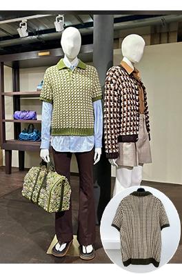 ルイヴィトンスーパーコピー 新しいファッション襟半袖ニット