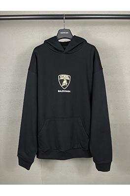 バレンシアガ コラボランボルギーニ Lamborghini フロントパターンロゴプリントパーカー