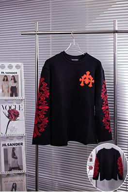 クロムハーツコピー コットンニットクルーネックセーター