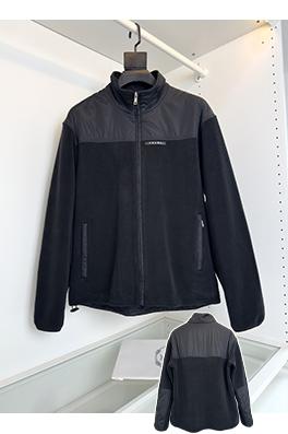 プラダコピー 秋冬のベルベットステッチスタンドカラーカジュアルジャケット
