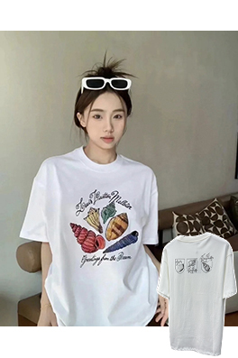 ルイヴィトン ファッションコンクプリント半袖Tシャツ
