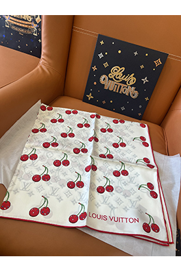 LV x TM Monogram Cerise シルクスカーフ