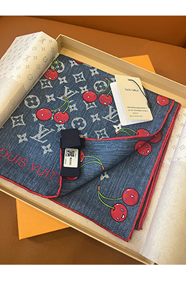 LV x TM Monogram Cerise ファッションシルクスカーフ