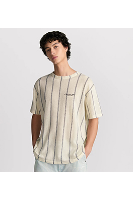 ディオールコピー ストライプニット半袖Tシャツ