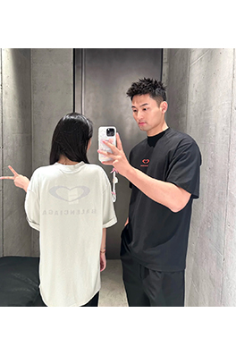 バレンシアガ 七夕限定ファッション刺繍半袖Tシャツ