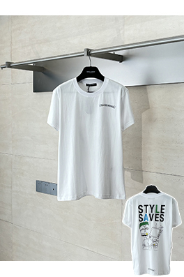 クロムハーツ 新作「STYLE SAVES」グラフィティ悪役アルファベット半袖Tシャツ