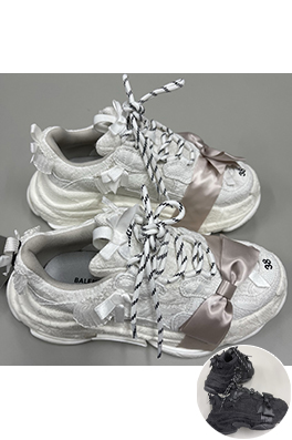 Balenciaga triple S sneakers 25Ss レースリボンスニーカー