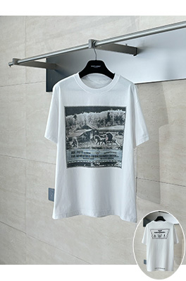 クロムハーツ FOTI ファッション油絵半袖Tシャツ