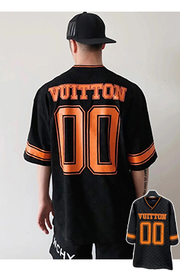ルイヴィトン ファッションモノグラム中袖Tシャツ
