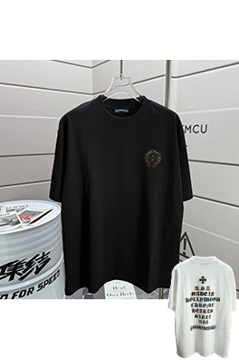 クロムハーツ ファッションクルーネック半袖Tシャツ