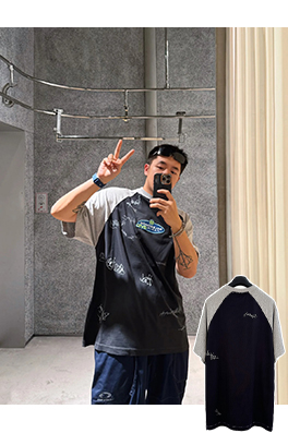 バレンシアガ Balenciaga サイン入り半袖Tシャツ