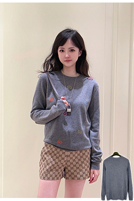 グッチ 新しいファッションカラージャカードニット