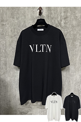 ヴァレンティノ アルファベットロゴプリントヘビーパウンド半袖Tシャツ