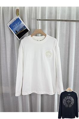 クロムハーツコピー 秋と冬のパールコンパスカジュアル長袖シャツ
