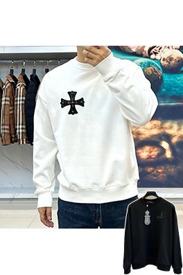 クロムハーツコピー 新しいシルエットのクラシックなラウンドネックパーカー