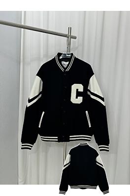 セリーヌスーパーコピー ビッグCクラシックベースボールジャージジャケット