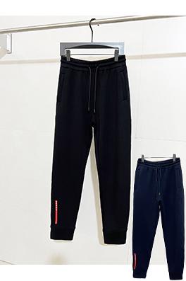 プラダスーパーコピー 新しいシリコーンロゴエアコットンカジュアルパンツ