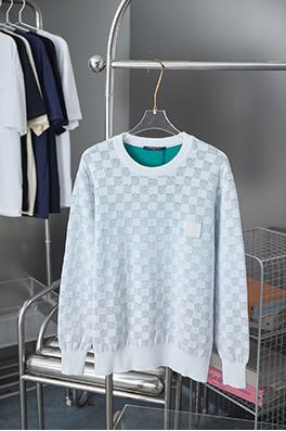 ルイヴィトン 新しいグラデーションの小さなチェック柄のセーター