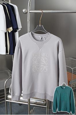 ロエベスーパーコピー 新しい刺繍ロゴパターンクルーネックパーカー