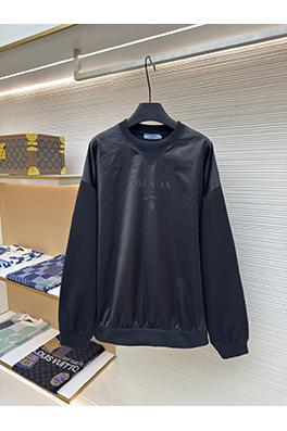 プラダ Prada Milano ステッチクルーネックパーカー