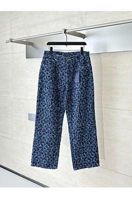 ルイヴィトン モノグラムジャカードフリンジジーンズ