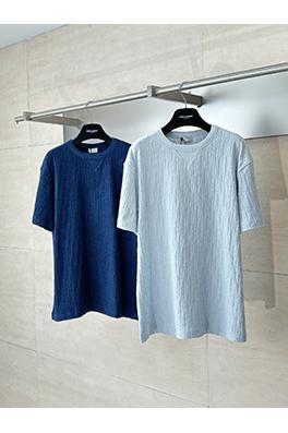 ディオールコピー オブリークプリントタオルコットンジャカード半袖Tシャツ