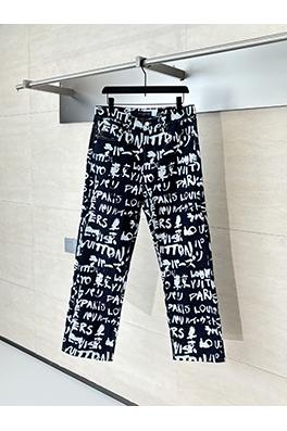 ルイヴィトン Nigo コラボレーショングラフィティデニムストレートレッグパンツ