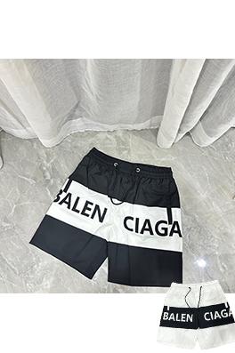 バレンシアガ Balenc1aga パネル付きカジュアルビーチショーツ