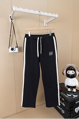 ロエベスーパーコピー 小さなロゴ刺繍のハニカムウェビングスウェットパンツ