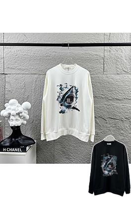 ジバンシイ トーテムレターシャークプリントクルーネックスパーカー