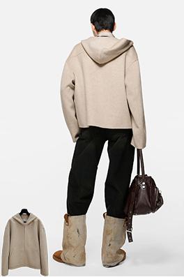 アクネストゥディオズ カシミアジップアップジャケット