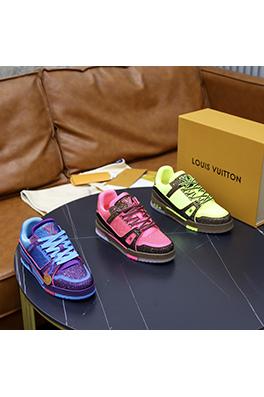 ルイヴィトンコピー LV Trainer キラキラ輝くカップルスニーカー