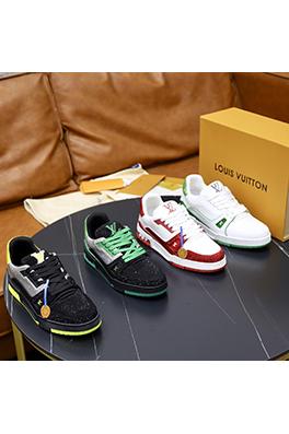 ルイヴィトン LV Trainer ダイヤモンドカップルスニーカー