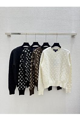 ルイヴィトンコピー 新しい刺繍ジャカードプルオーバーセーター