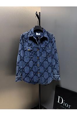 グッチ 新しい複合デニムジャケット