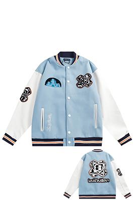 ルイヴィトンコピー 新しいモデルタオル刺繍ベースボールジャケット