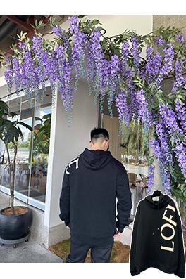 ロエベコピー パッチワークプリントロゴパーカー